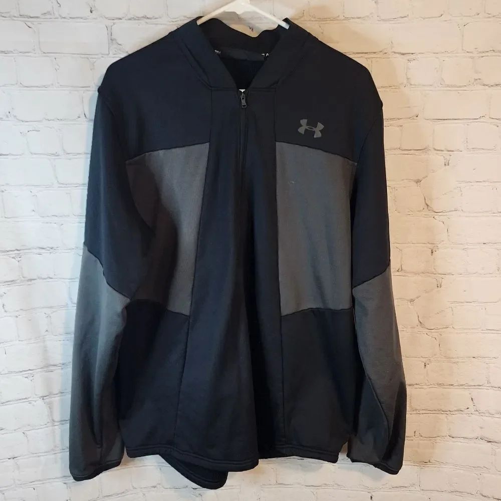 Men's Under Armour Coldgear "loose" zip-up sweater, size XL